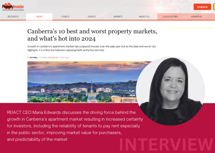 INTERVIEW: DRIVING FORCE BEHIND THE GROWTH IN CANBERRA’S APARTMENT MARKET
