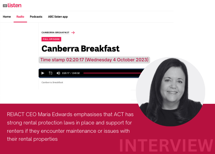 INTERVIEW: PROTECTION LAWS IN PLACE IN ACT AND SUPPORT FOR RENTERS ENCOUNTERING MAINTENANCE OR ISSUES WITH RENTAL PROPERTIES