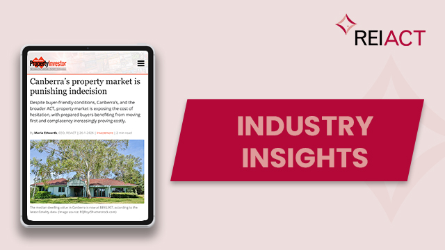 REIACT CEO MARIA EDWARDS ON THE ADVANTAGES AND RISKS OF BUYER-FRIENDLY ACT MARKET CONDITIONS FOR PURCHASERS